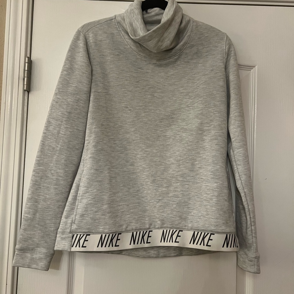 Nike Gray Cowl Neck Sweater